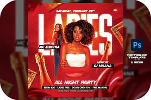 Ladies Party Flyer