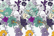 Botanical Seamless Vector, a Pattern Graphic by Ania Illustration (Thumbnail 7 of 9)