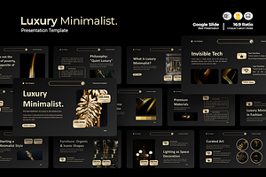 Luxury Minimalist - Google Slides, a Presentation Template by Iqsiart Studio