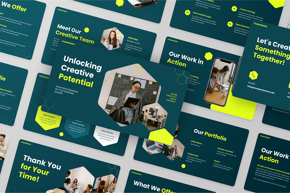 Business Creative PowerPoint, a Presentation Template by Annora Studio (Photo 5 of 5)
