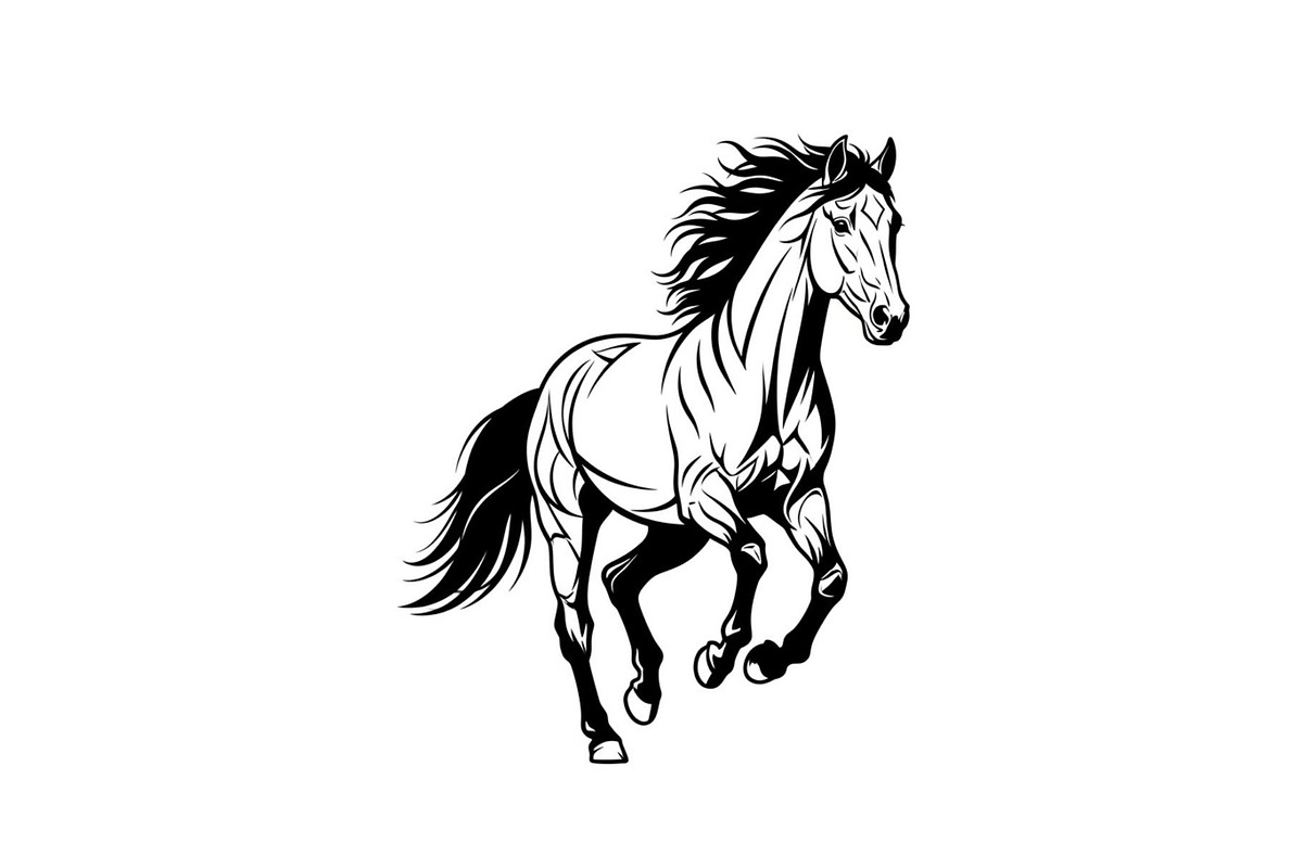 Black Horse Silhouette Bundle, an Illustration by jahid234 (Photo 5 of 31)