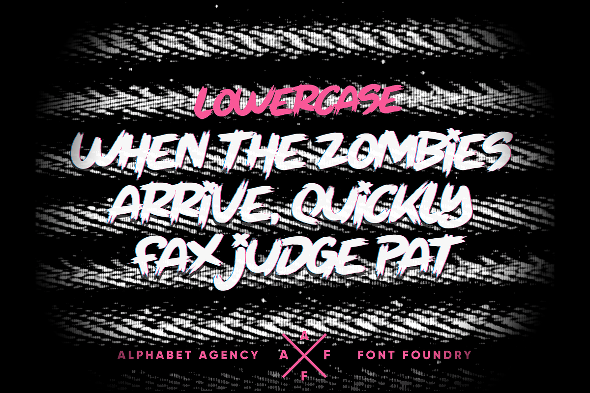 THEY LIVE BRUSH FONT preview 3