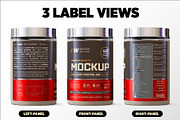2lb Whey Protein Jar Mockup B3-Pro, a Packaging Mockup by Design Warlord (Thumbnail 6 of 16)