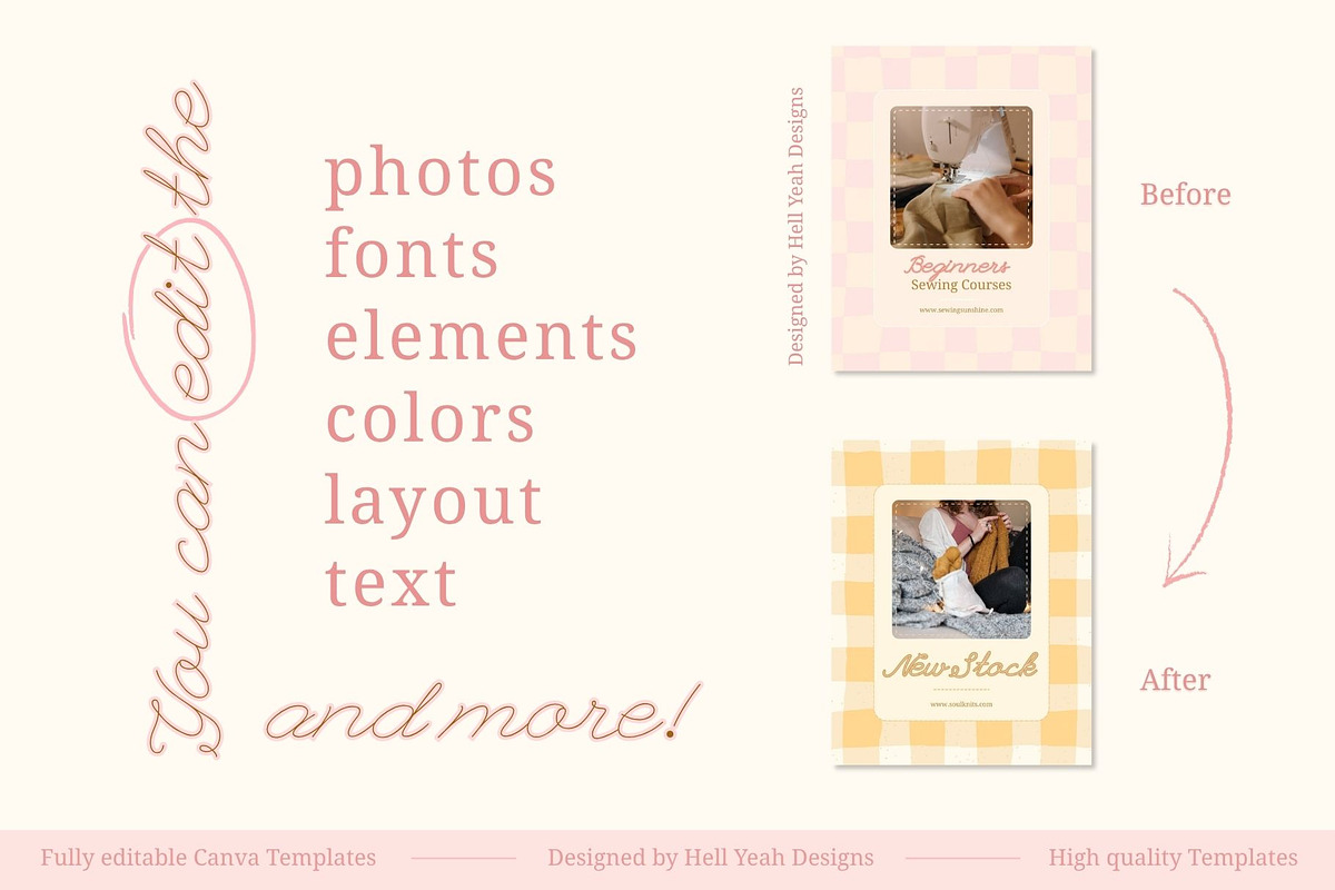 Artisan Instagram Post Templates, a Social Media Template by Hell Yeah Designs (Photo 7 of 8)