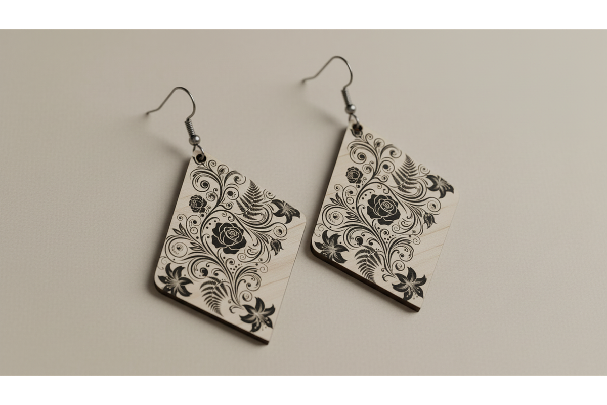 Petal Earring Laser Set, a Graphic by musafir_fashion (Photo 8 of 11)