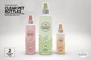 Clear Squared PET 3Bottles Mockup, a Packaging Mockup by INCDesign (Thumbnail 4 of 10)