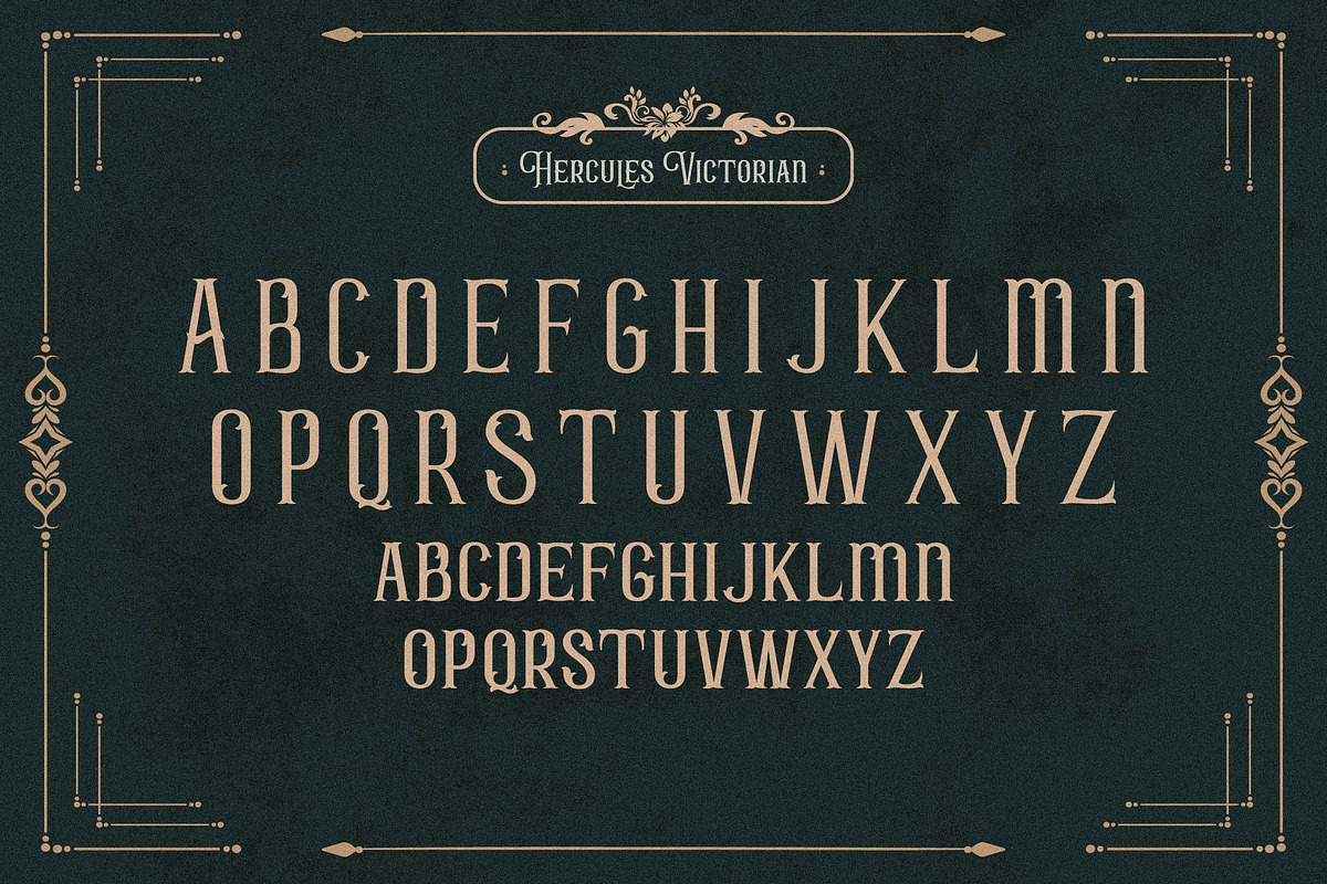 Hercules Victorian Typeface Font, a Sans Serif Font by Storytype Studio (Photo 10 of 14)