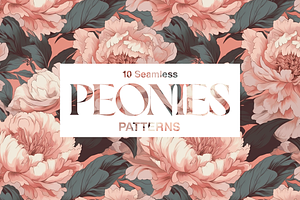 10 Peonies Patterns Vol.2