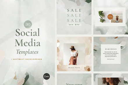 Canva Instagram Templates, a Social Media Template by Basia Stryjecka