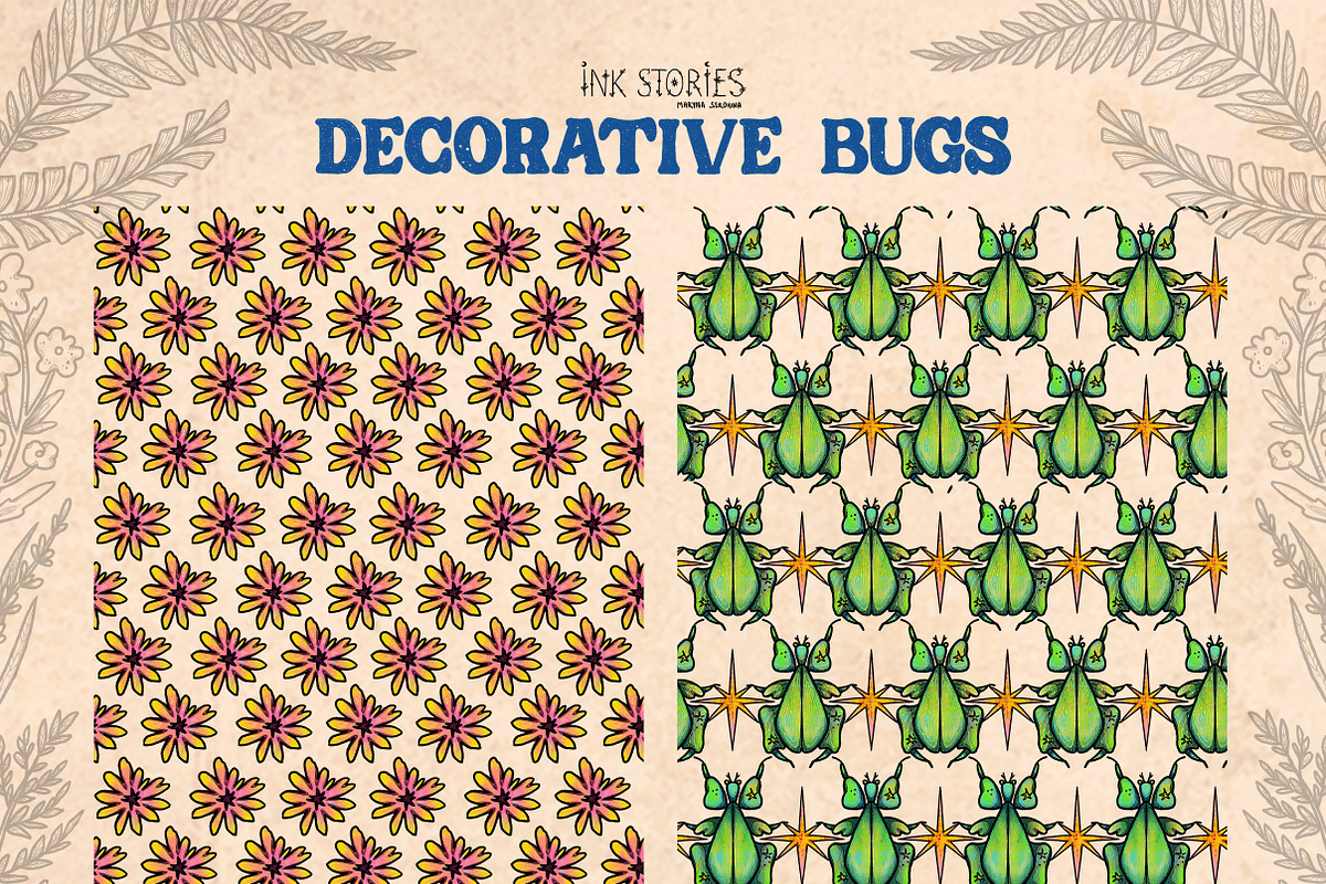 Decorative Bugs | Hand-drawn Bettles, an Animal Illustration by Ink Stories (Photo 16 of 28)