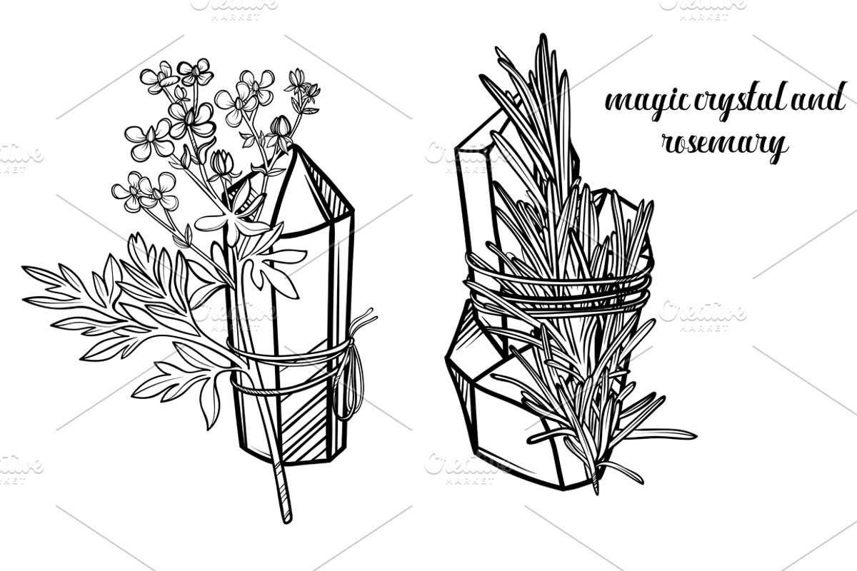 magic crystals, an Illustration by Vavavka (Photo 3 of 11)