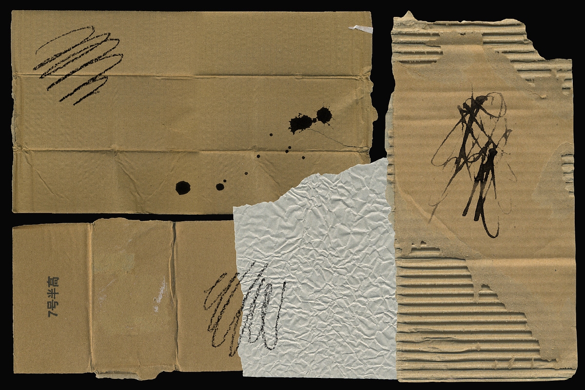 Paper Collage and Scribbles Elements, a Graphic by LarysaZabrotskaya (Photo 6 of 24)