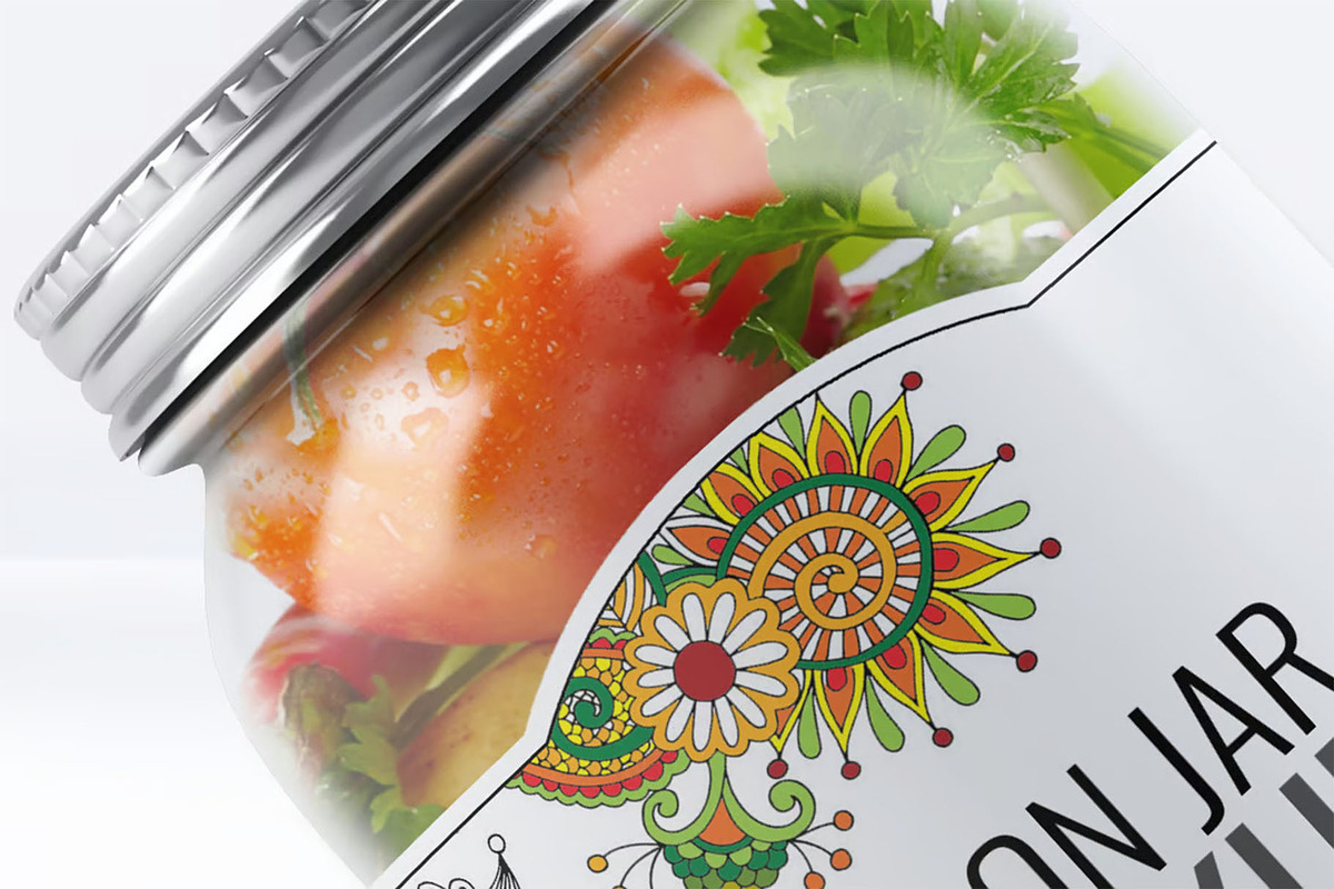 Mason Jar Mock-Up, a Packaging Mockup by DesignRushMarket (Photo 8 of 8)