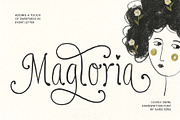 Magloria - Swirly Handwritten Font, a Handwritten Font by Sarid Ezra (Thumbnail 1 of 9)