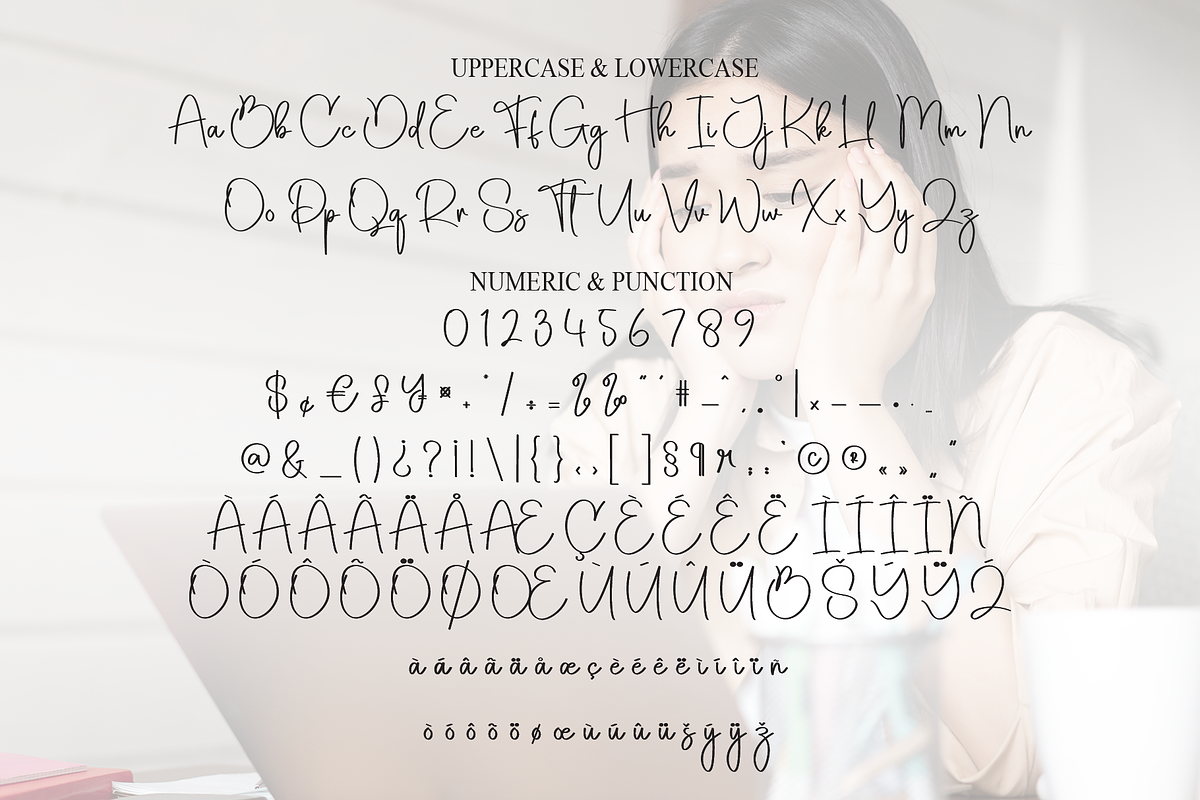 Overthinking | Script Font, a Handwritten Font by Scratchones (Photo 7 of 8)
