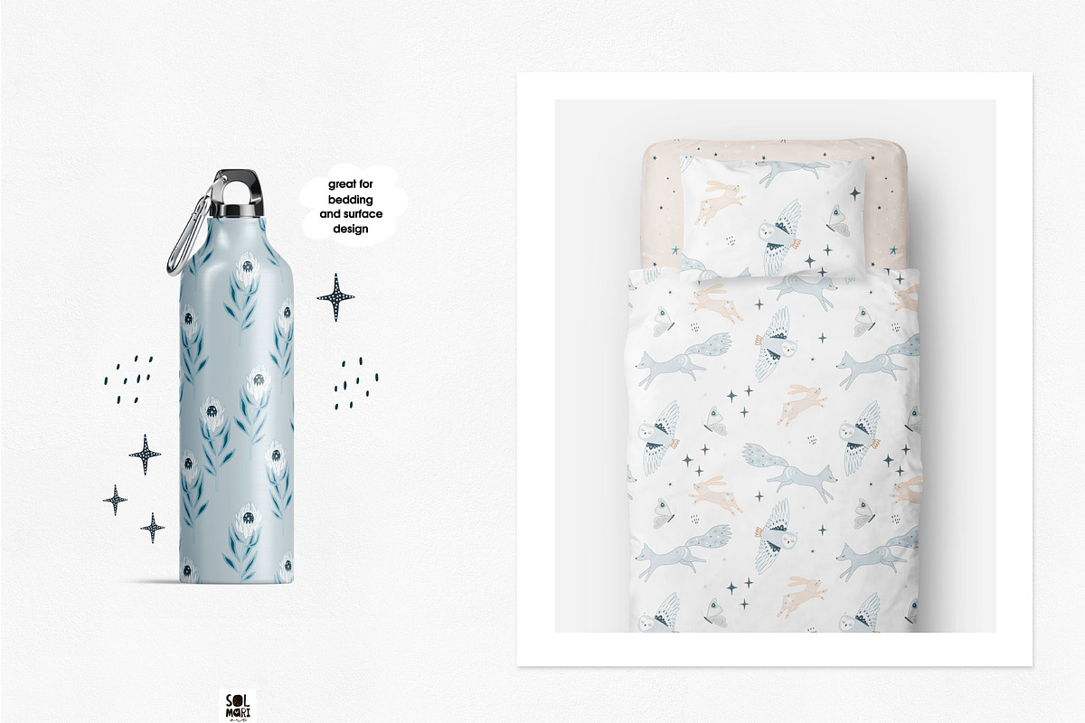 Mysterious Garden graphic collection, a Pattern Graphic by solmariart (Photo 9 of 10)
