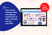 Bold Canva Instagram Post Template, a Social Media Template by Kurly Creative (Thumbnail 7 of 9)