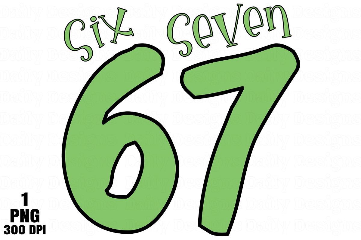 Christmas Six Seven 67 Png, an Illustration by Daily.Designs (Photo 1 of 5)