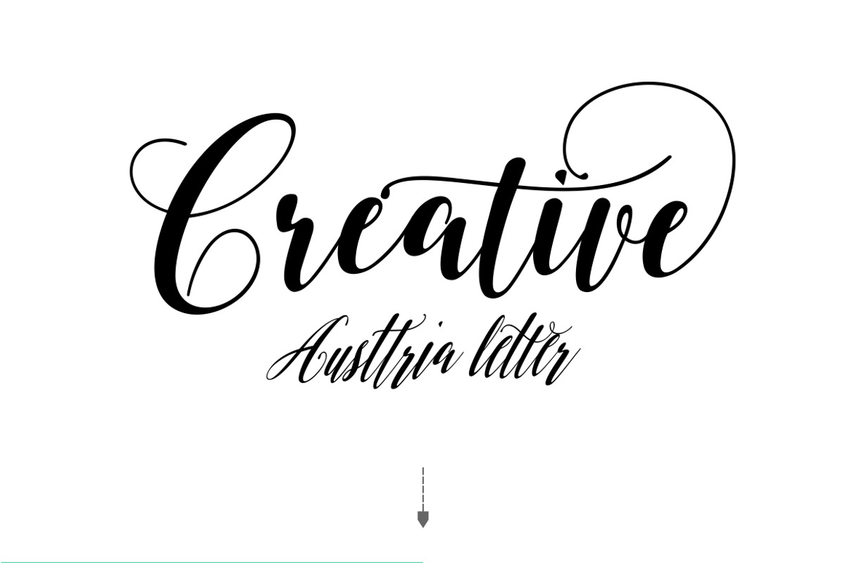 Austtria Script & Letter preview 6