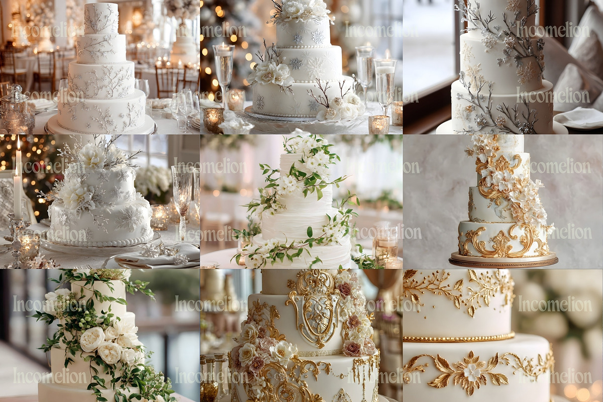 135 Wedding Cake Stock Photos, a Food & Drink Photo by Incomelion (Photo 10 of 14)
