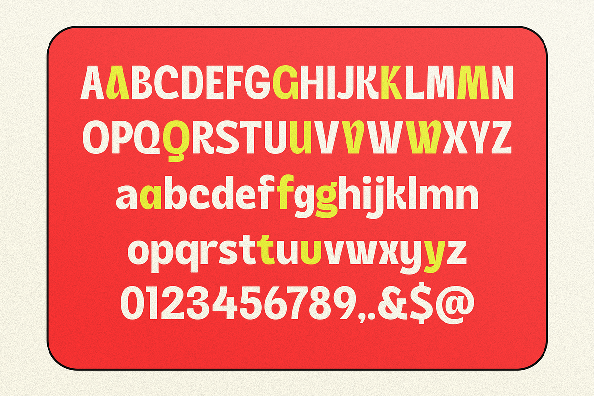 HS Mische - Retro Display Font, a Font by Haps Space (Photo 18 of 19)