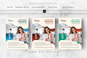 Dental Flyer Templates (Editable), a Flyer Template by Creativpixl (Thumbnail 1 of 4)