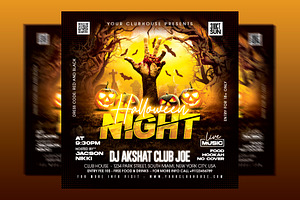 Halloween Flyer Template, a Flyer Template by MithilaCreation