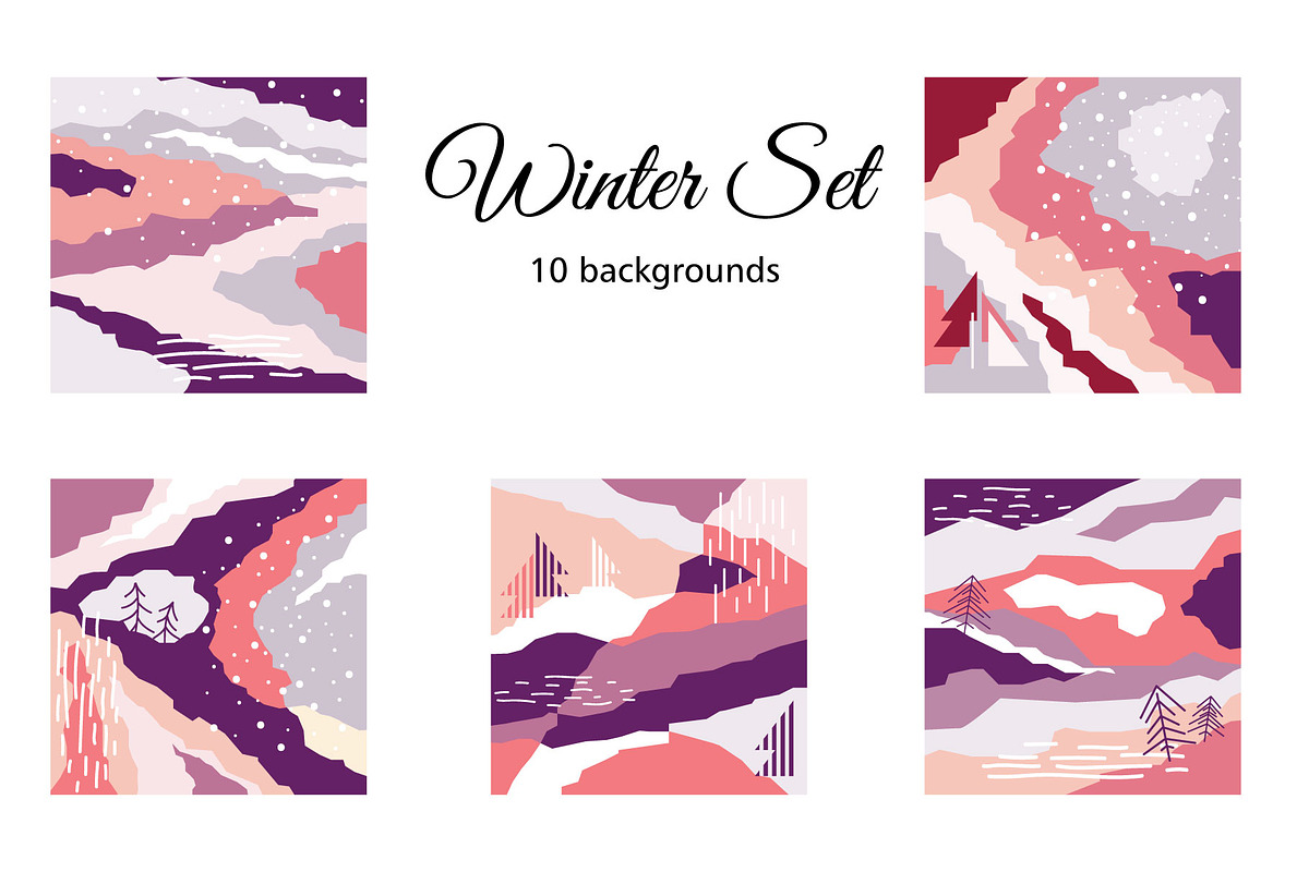 Winter Set, a Pattern Graphic by ItsDianaDesign (Photo 4 of 4)