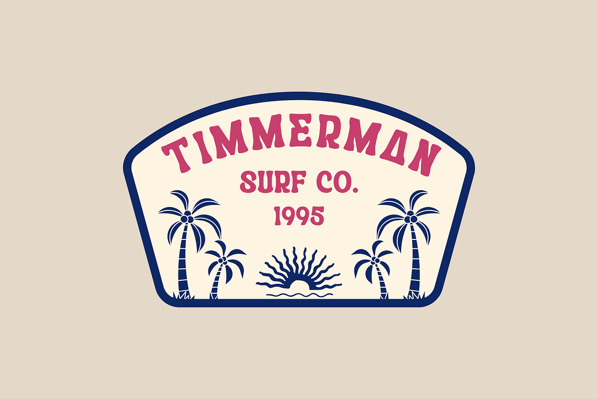 Calyra Retro - Extrude Surfing Font, a Sans Serif Font by Nirmana Visual (Photo 10 of 16)