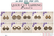 75 Lasercut EARRING FILE SVG BUNDLE, an Object Graphic by Pixelkrafter (Thumbnail 6 of 9)