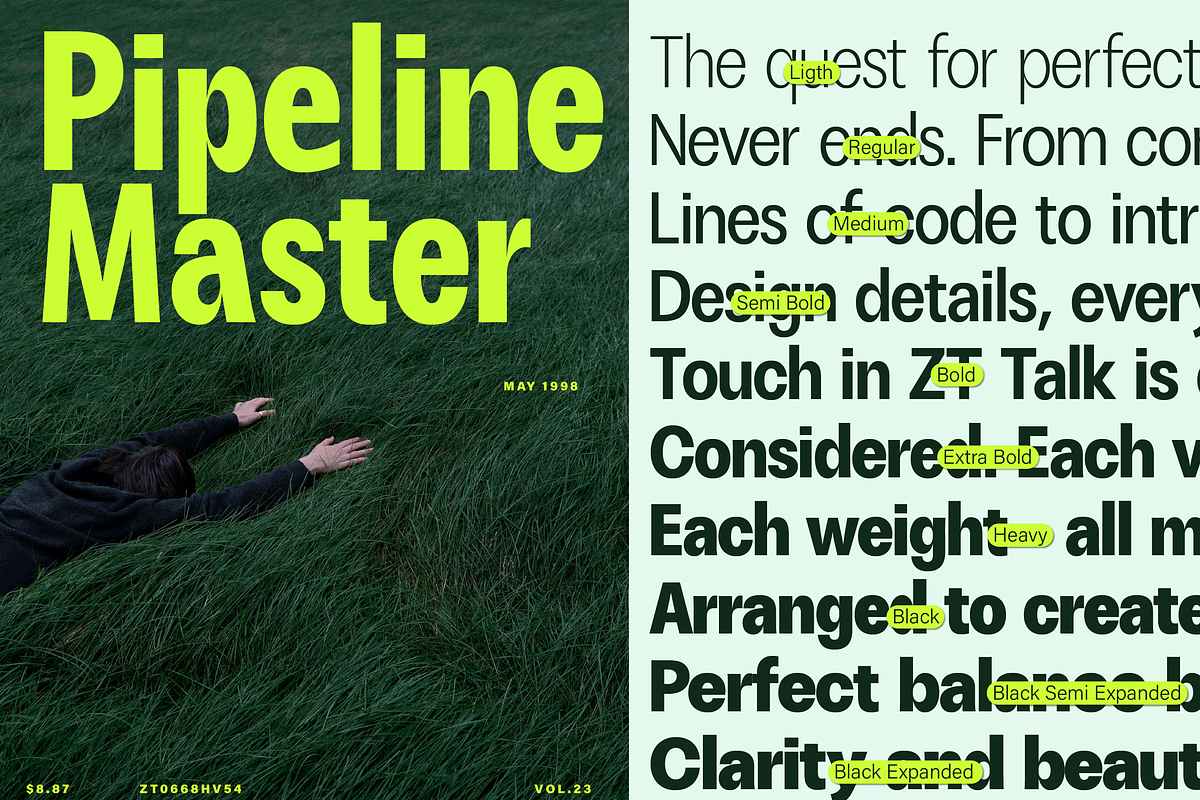 ZT Talk Sans - 80 Font, a Sans Serif Font by zelow type (Photo 3 of 15)
