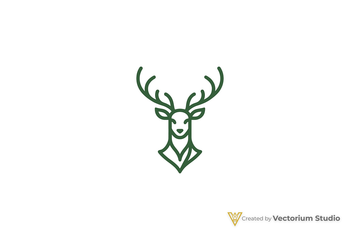 Minimal Deer Modern Logo, a Branding & Logo Template by Vectorium Studio (Photo 4 of 12)