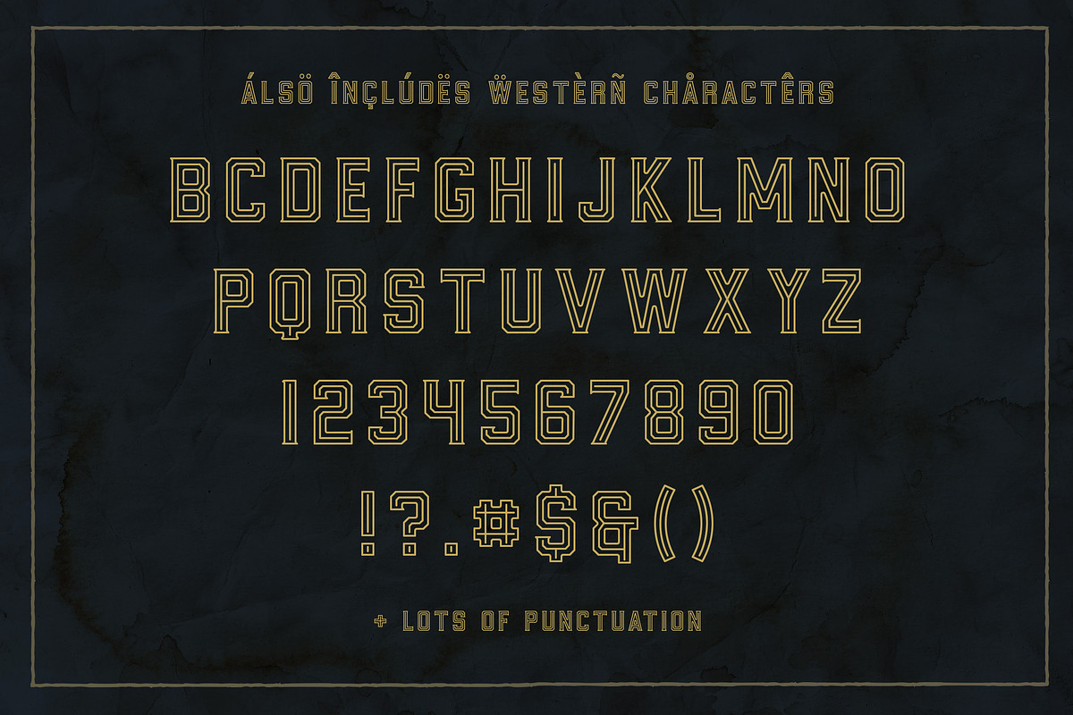 Goliad Font - 5 Styles preview 6