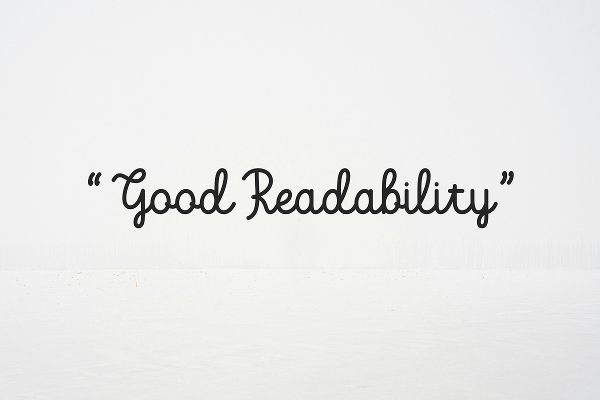 Harmonious - monoline stylish font, a Script Font by Fontcastle (Photo 3 of 5)
