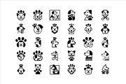 Dog Paw Logo Pack, a Branding & Logo Template by Vectorium Studio (Thumbnail 2 of 2)