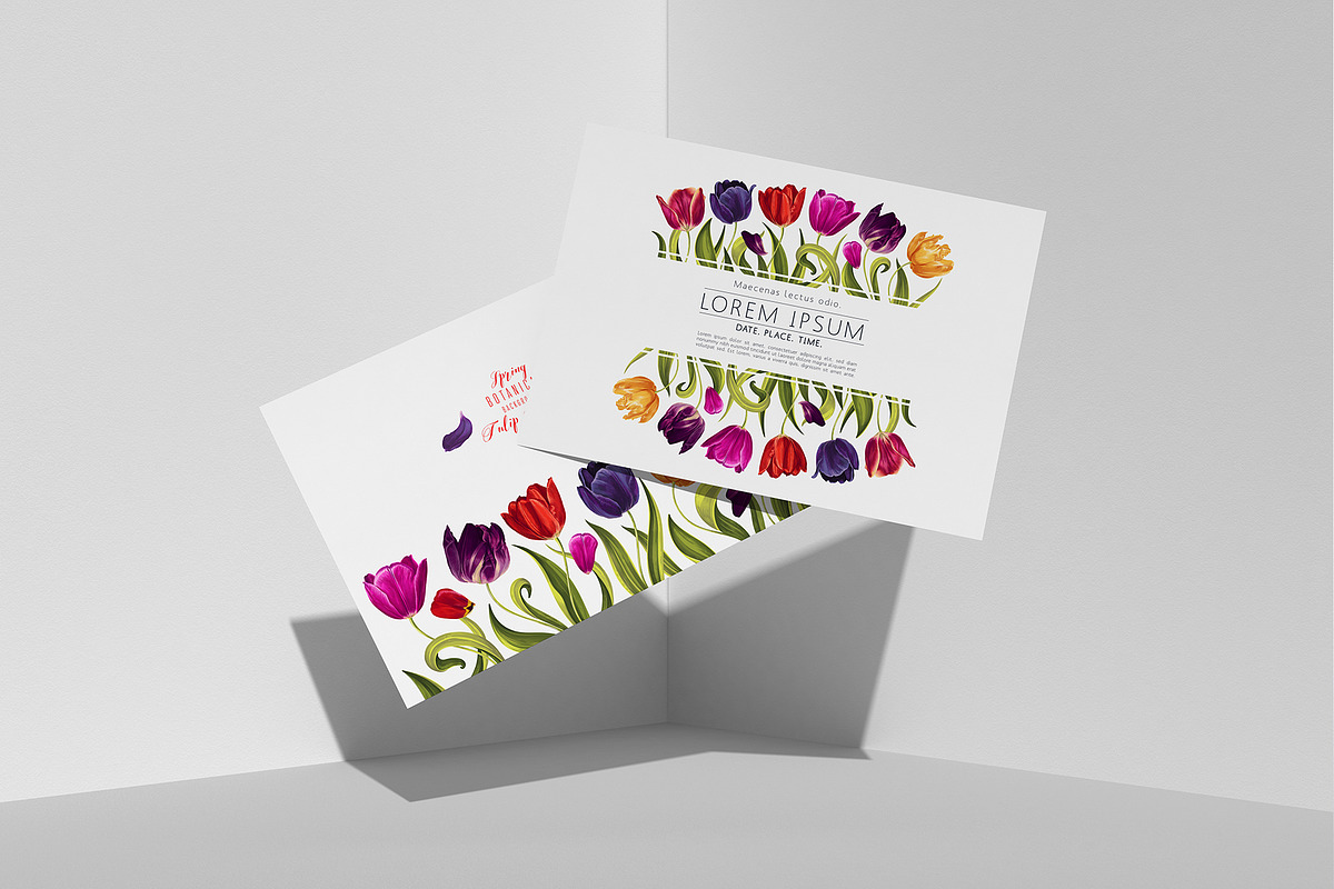 Big set Multicolored Tulips, a Graphic by MarynaPetrovska (Photo 10 of 13)