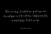 Bittersoni, a Script Font by Letterara (Thumbnail 7 of 11)