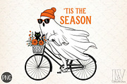Cute Halloween Ghost Shirt Png, Fall, an Illustration by Libby Wishes (Thumbnail 1 of 6)