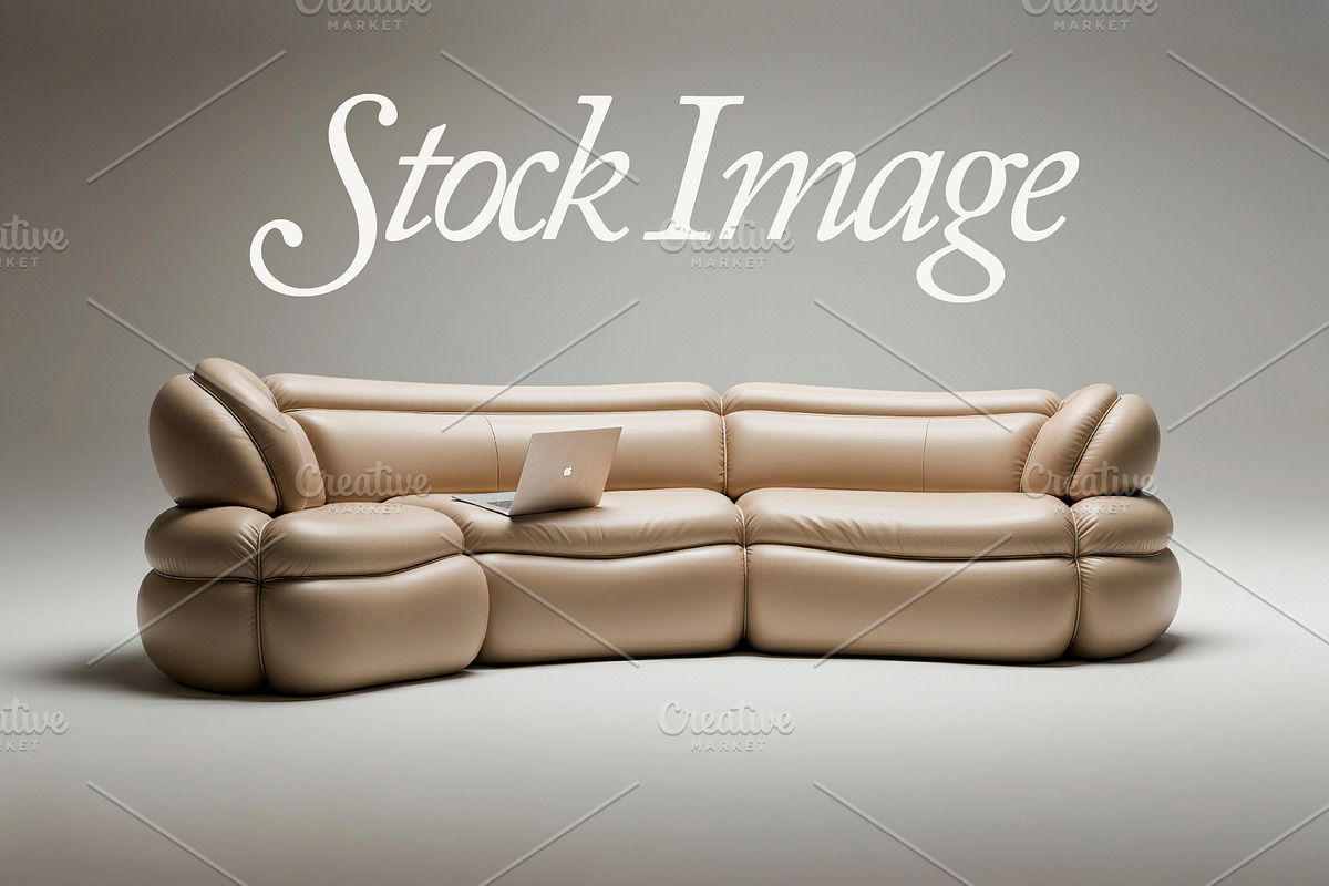 Modern Aesthetic Leather Sofa Photo, a Photo by Universo Gaia @doyougaia (Photo 1 of 4)
