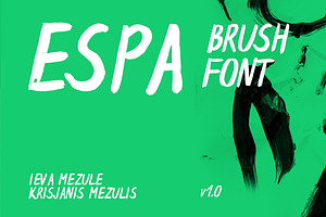 Espa Brush Font