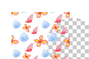 Summer Beach Seamless Pattern, a Decorative Illustration by Oleksandra Illustrates (Thumbnail 8 of 11)
