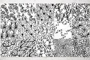 15 floral line patterns, a Pattern Graphic by pineart (Thumbnail 2 of 5)