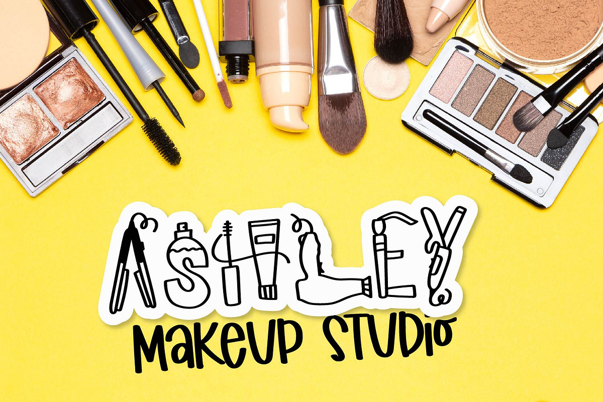 Makeup - A Stylist Font preview 8