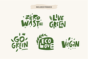 Eco Lettering Bundle, a Decorative Illustration by Oktyabr (Thumbnail 2 of 4)