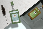 ID Card Holder Mockup, an Advertising Mockup by Graphicbars (Thumbnail 4 of 8)