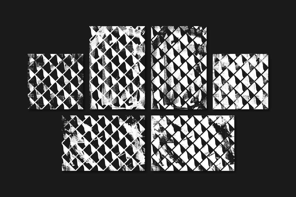 Isometric - 48 Grunge Patterns, a Pattern Graphic by Tustan (Photo 9 of 10)