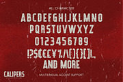 CALIPERS - All Caps Display Font, a Font by Gassstype (Thumbnail 7 of 8)