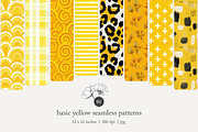 80 yellow geometric seamless pattern, a Pattern Graphic by Poppy Lane Studio (Thumbnail 1 of 11)