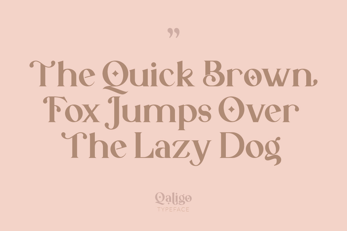 Qaligo | Elegant Serif Font, a Serif Font by Youthlabs Studio (Photo 12 of 18)