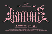 Scarnix - Brutal Heavy Rock Font, a Blackletter Font by Letterara (Thumbnail 8 of 14)
